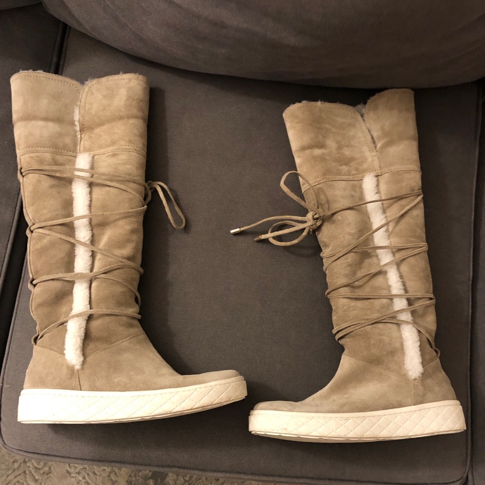 Moncler Madeleine Stivale Shearling Boots